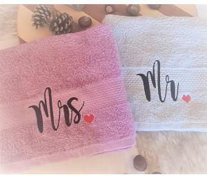 Stickserie - Mr. & Mrs. Embossed 